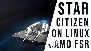 How To Install Star Citizen on Linux and Testing AMD FSR [upl. by Aenyl936]