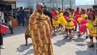 🇬🇭BLACK STARS ARRIVAL AT IVORY COAST IN GRAND STYLEINAKI WILLIAMS amp ANDRÈ AYEW SPEAKCHRIS HUGHTO [upl. by Filbert]