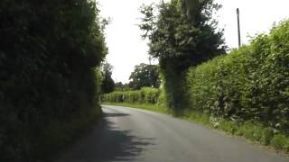 Driving From Bransford To Longley Green Worcester Worcestershire England 5th July 2013 [upl. by Santoro104]