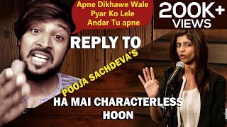 Haa Main Characterless Nahi Hoon  Reply to Pooja Sachdeva  Hindi Poetry  NS ki Duniya [upl. by Narruc302]