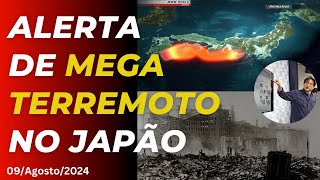 ALERTA DE MEGA TERREMOTO quotNANKAI TROUGHquot NO JAPÃO  09AGOSTO2024 [upl. by Wanids979]