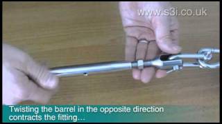 Stainless Steel Turnbuckles  Closed Body Rigging Screws [upl. by Ytram941]