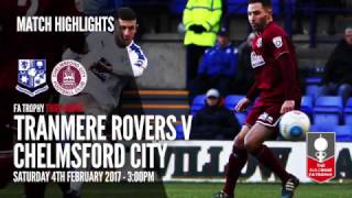 GOALS Tranmere Rovers vs Chelmsford City [upl. by Elyr255]