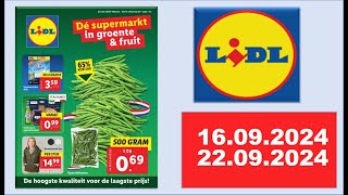 LIDL NEDERLAND FOLDER 1609202422092024 Nederland folder nederland holland lidl aldi [upl. by Sabino]