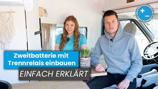 Zweitbatterie einbauen mit Trennrelais  Schritt für Schritt Tutorial [upl. by Abigael]