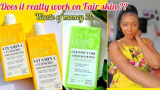 Review on medix 55 firming lotion with vitamin c and turmeric [upl. by Halette]