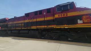 a westbound cpkc manifest passing Elkhart station [upl. by Fawne44]