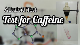 Murexide test  Test for caffeine  Alkaloid test [upl. by Ahsimet]