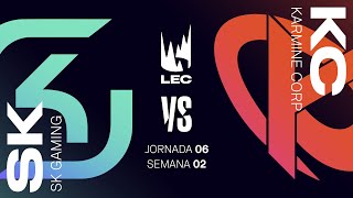 SK GAMING VS KARMINE CORP  LEC 2024  SPRING SPLIT  LEAGUE OF LEGENDS  SEMANA 2  DÍA 6 [upl. by Asiel]