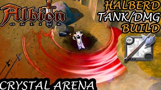 Halberd TankDamage Build  Crystal Arena Silver 4Season 18  Albion Online [upl. by Elvira]