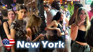 🇺🇸 MANHATTAN NIGHTLIFE AREAS  PACKED BARS amp CLUBS Summer Update【ENTIRE TOUR】Best Neighborhoods [upl. by Kreit306]