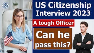 Mastering the US Citizenship Test 2023 Actual N400 Interview Practice [upl. by Acnaib]