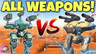 🔥 TITAN SHARANGA VS MUROMETZ COMPARISON WITH ALL WEAPONS  War Robots Test Server [upl. by Leiruh]