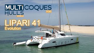 Lipari 41 Evolution Catamaran  Boat review teaser  Multicoques Mag  Multihulls World [upl. by Einahpats]