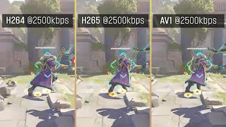 Intel Arc A380  H264 vs H265 vs AV1  Encording Quality Test [upl. by Artsa]