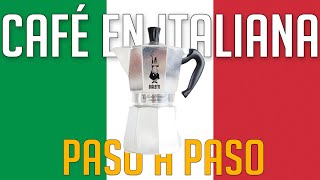 Curso de CAFÉ CAFÉ en ITALIANA MOKA PERFECTO paso a paso [upl. by Island]