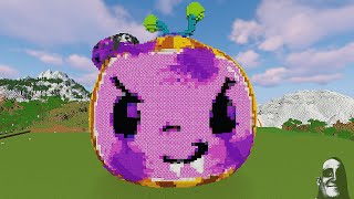 SCARY Coconut Melon Logo Effects l 3D Pixel Art Build  Preview 2 BFDIA 9 Dance Effects [upl. by Nerti]