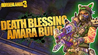 Borderlands 3  Death Blessing Amara Build The BEST Level 65 Mayhem 10 amp 11 Amara Build [upl. by Adiuqal]