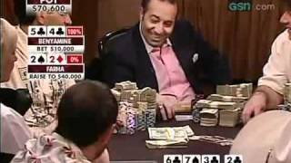 Sammy Farha vs David Benyamine Straight Flushwmv [upl. by Ennairol]