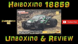 Haiboxing 18859 Race Truck Unboxing  Review  First Run Cheap RC Car  Great Gift [upl. by Krauss511]