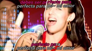 Miranda  Perfecta KARAOKE DUET [upl. by Einahpets]