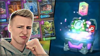 KRASSES DECK │LUCKY 2x LEGENDÄRE KARTE │Clash Royale deutsch [upl. by Esyli379]