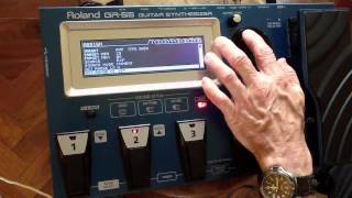 Roland GR55 Guitar Synth  Assigning FX to the EXP Pedal [upl. by Kling]