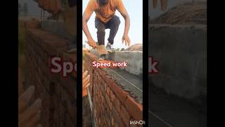 9 inch bricks wall 👍shorts construction shortsfeed satisfying [upl. by Aurilia]