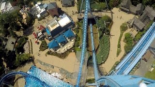 Griffon front seat onride HD POV 60fps Busch Gardens Williamsburg [upl. by Hawken]