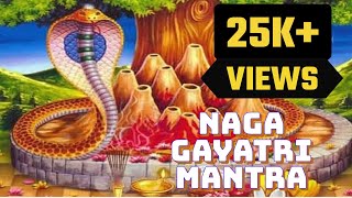 Naga Gayatri Mantra  Naga Panchami  Sarpa Dosha Nivarana  Subramanya  Vasuki  Shesha Naga [upl. by Ormand]