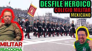 MILITAR COLOMBIANO reacciona al DESFILE del COLEGIO HEROICO MILITAR 2023 [upl. by Domela301]