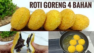 ROTI GORENG ISI COKLAT 4 BAHAN  CR COOK [upl. by Sitnalta]