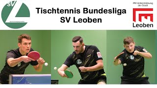 SV Leoben 1  TTC Feldkirchen 1 Tisch 1 [upl. by Ehcadroj361]