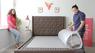 Layla Sleep®  Mattress Unboxing [upl. by Loria]