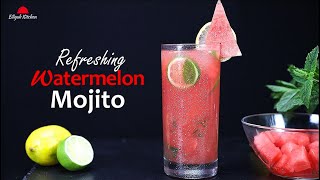 Watermelon Mojito  Watermelon Mocktail  Refreshing Home made Watermelon Juice  Summer Drink [upl. by Melina]