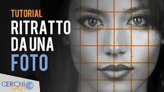 Come fare un ritratto da una foto  Tutorial disegno a matita HD [upl. by Jak823]