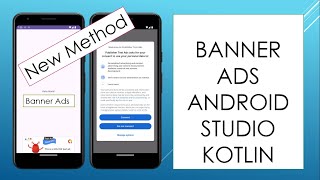 AdMob Banner Ads  Android Studio  Kotlin 2024 [upl. by Elexa]