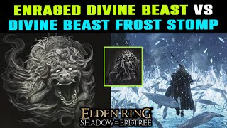 Remembrance of the Dancing Lion Enraged Divine Beast or Divine Beast Frost Stomp  Elden Ring DLC [upl. by Inaluiak]