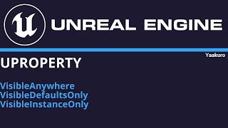 UE4 and C UPROPERTY VisibleAnywhere VisibleDefaultsOnly VisibleInstanceOnly [upl. by Meenen731]