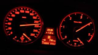 BMW X5 40d E70 Start up and acceleration 0  235 kmh [upl. by Anirbys]