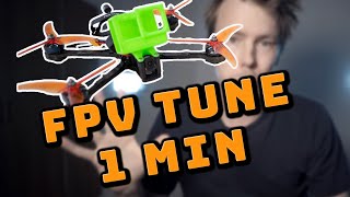 FPV tune in ONE minute  betaflight 43 [upl. by Uel456]