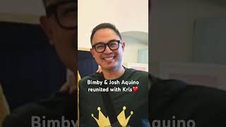 Bimby and Josh Aquino reunited with their mother Kris Aquino❤️❤️❤️￼ [upl. by Hagi]