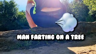 ASMR Guy sits on a log and FARTS [upl. by Annaegroeg651]