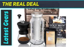 Craft Connections Co Cold Brew Coffee Maker Kit Unboxing and Brewing Experience [upl. by Allison]