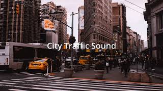 City Traffic Sound Effect with horns and people [upl. by Hauger]