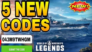 🔥 WoW Legends Codes  World of Warships Legends Gift Codes  World of Warships Redeem Codes [upl. by Noami384]