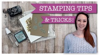 ✨7 Surprising Stamping Tips and Tricks to INSTANTLY improve your card making ✨ [upl. by Liahus]