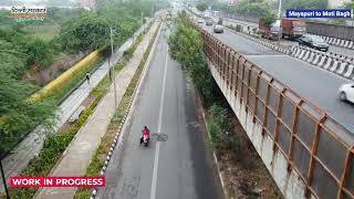 Mayapuri to Motibagh Road Stretch being Redesigned [upl. by Wandie]