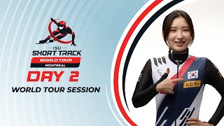 Day 2 World Tour Session  Montreal 2024  ShortTrackWorldTour [upl. by Soni]