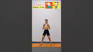 Exercises For Fat Loss🔥  Fat reduce exercise for women at home homeworkout weightloss shorts [upl. by Moffit392]